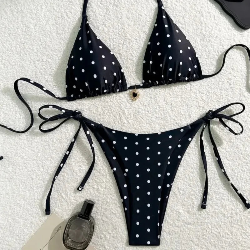 Polka Dot Bikini Set
