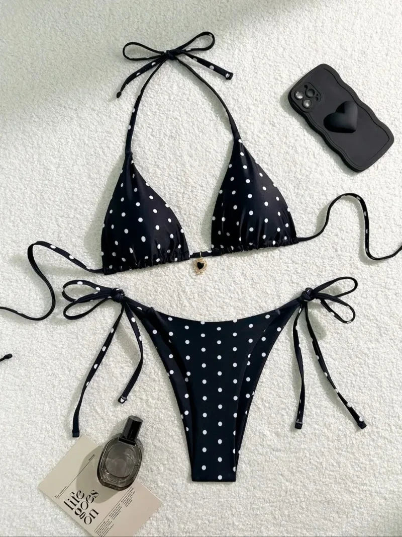 Polka Dot Bikini Set