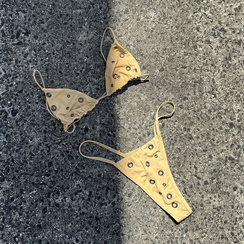 Micro Grommet Bikini Set